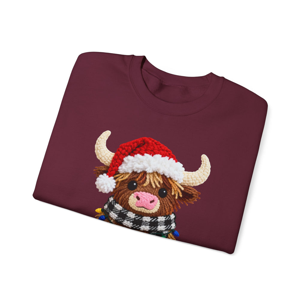 Christmas Highland Cow