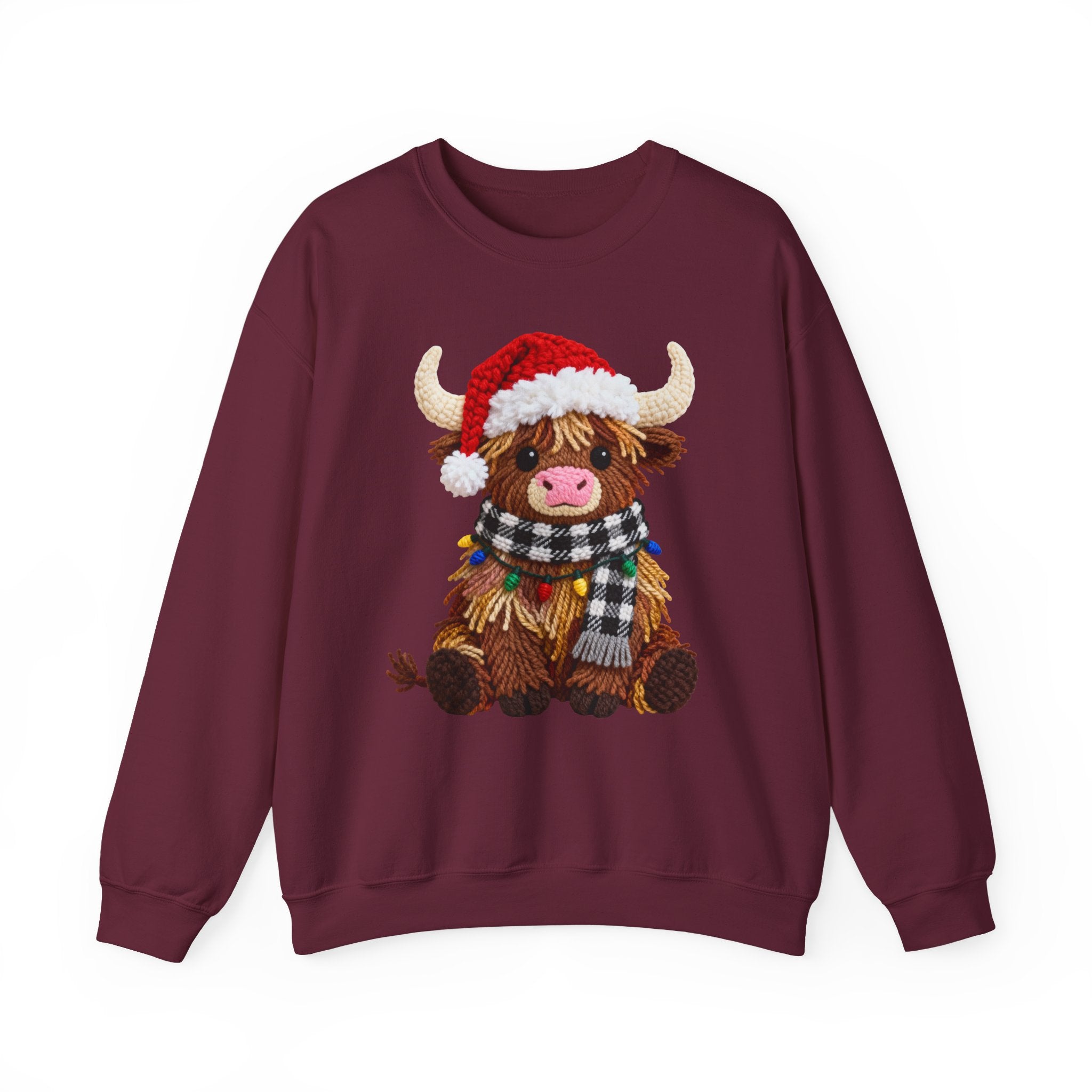 Christmas Highland Cow