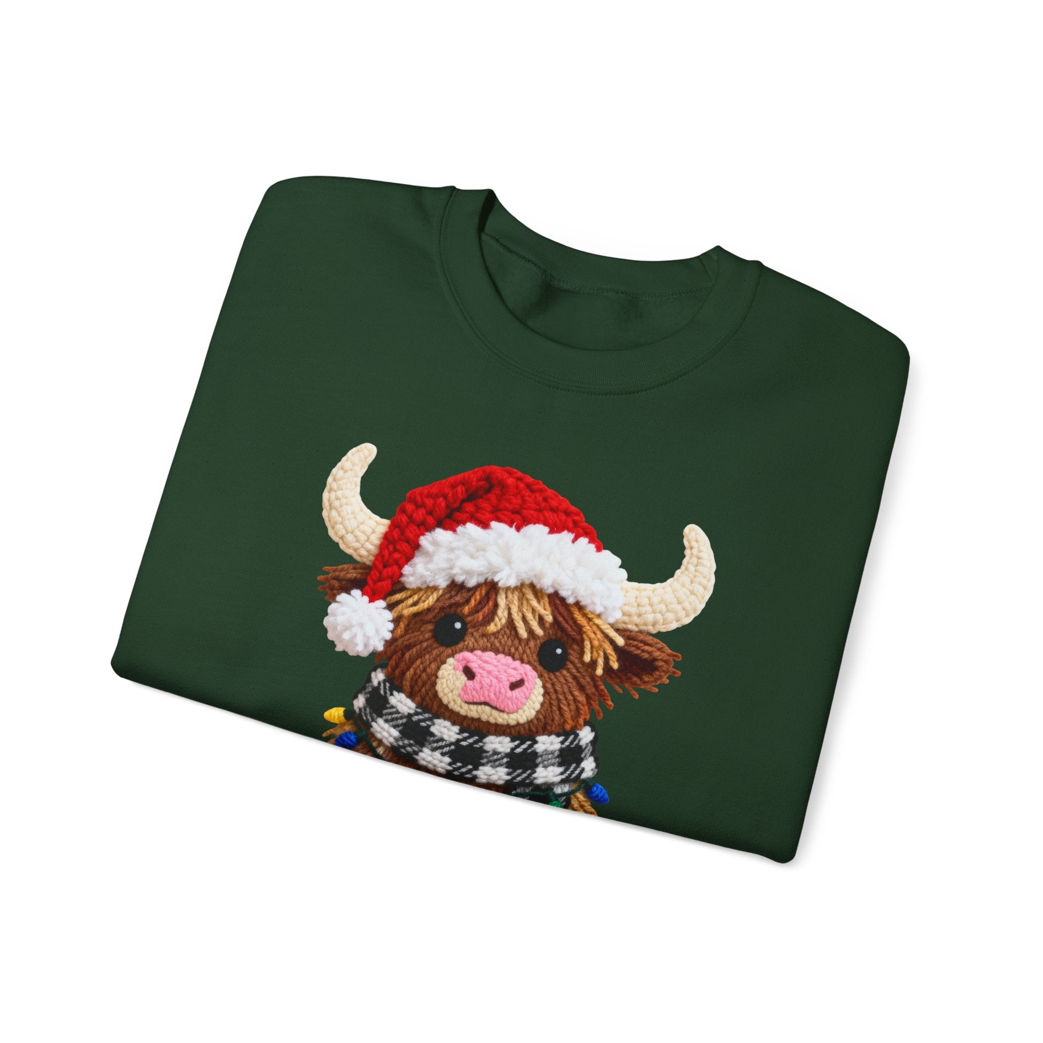 Christmas Highland Cow