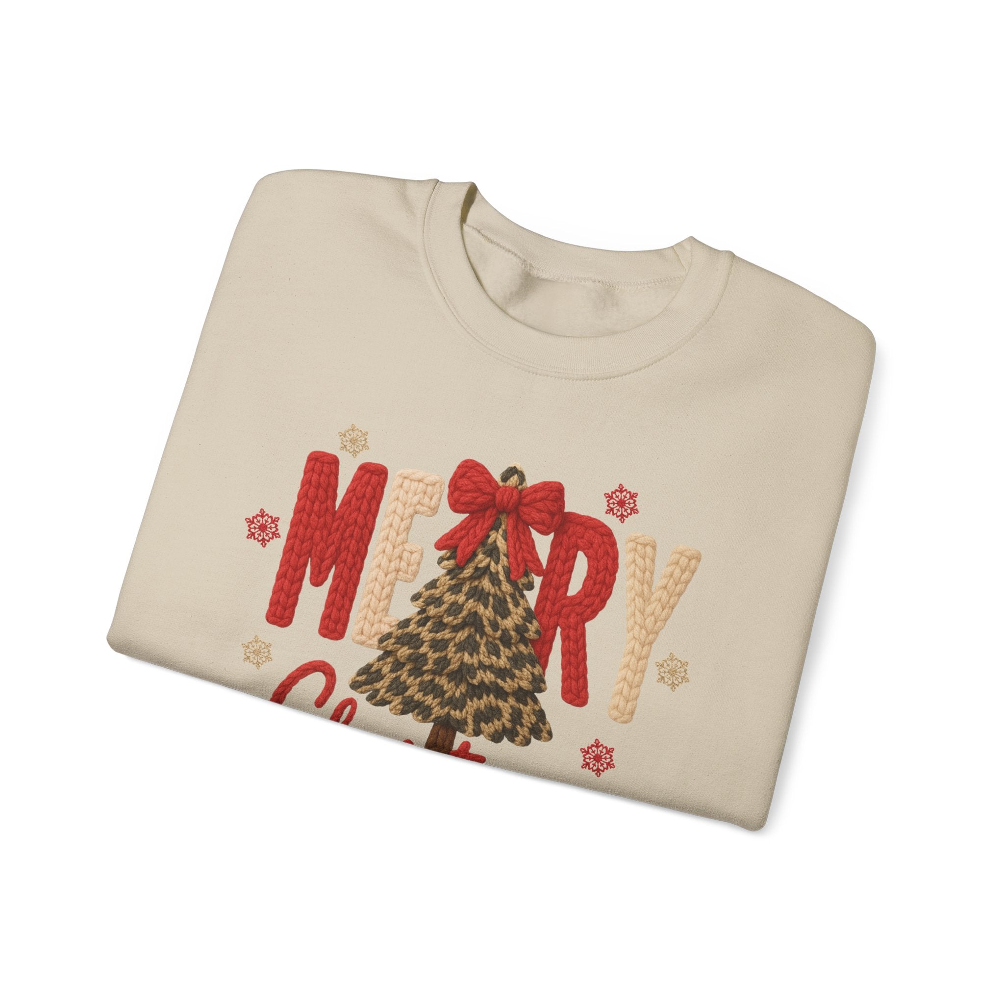 Merry Christmas Leopard Tree